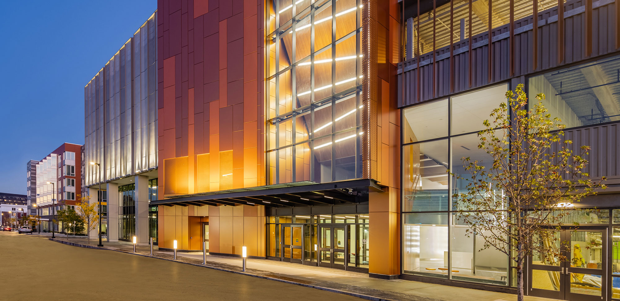 Street view of the Pharmlabs building entrance