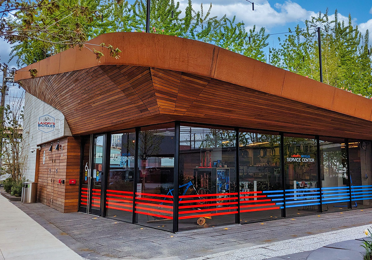Exterior of Landy's Bicycles